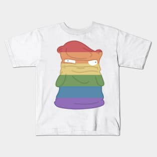 Rainbow Melted Kuchi Kopi Kids T-Shirt